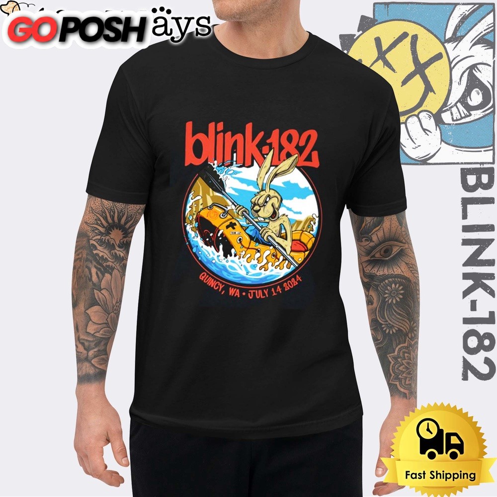 Blink 182 Tour In Quincy WA On July 2024 Unisex T-Shirt