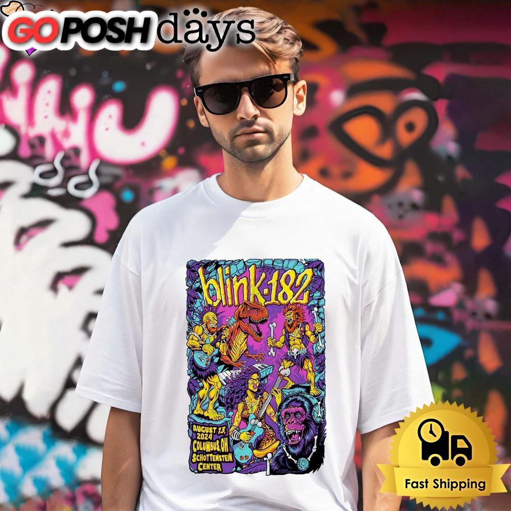 Blink 182 Tour On August 13 2024 Schottenstein Center In Columbus OH Unisex T-Shirt
