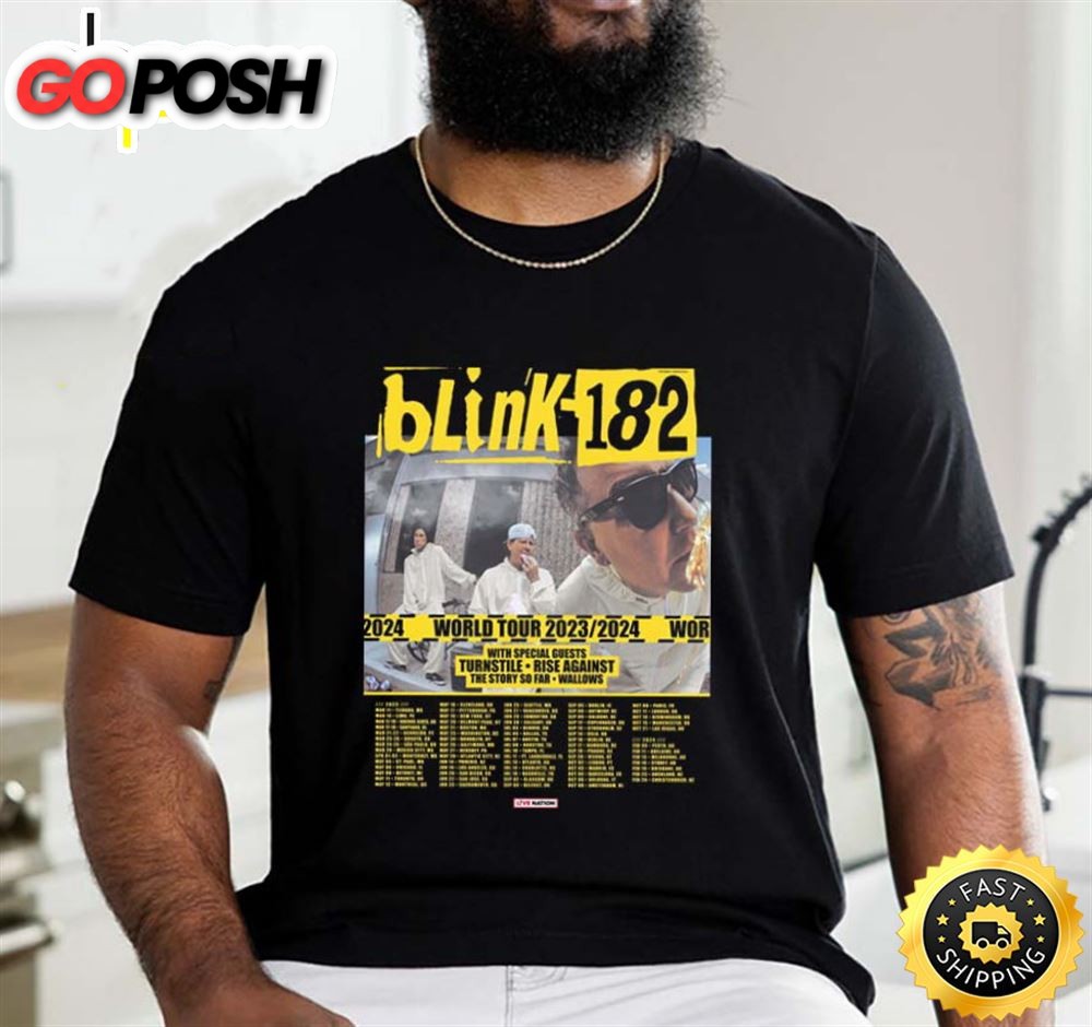 Blink 182 World Tour 2025 – 2025 T-Shirt
