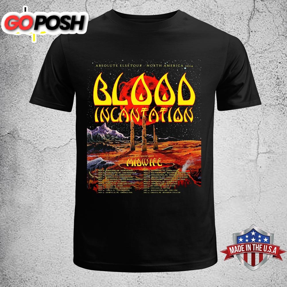 Blood Incantation 2025 North American Tour Unisex T-Shirt