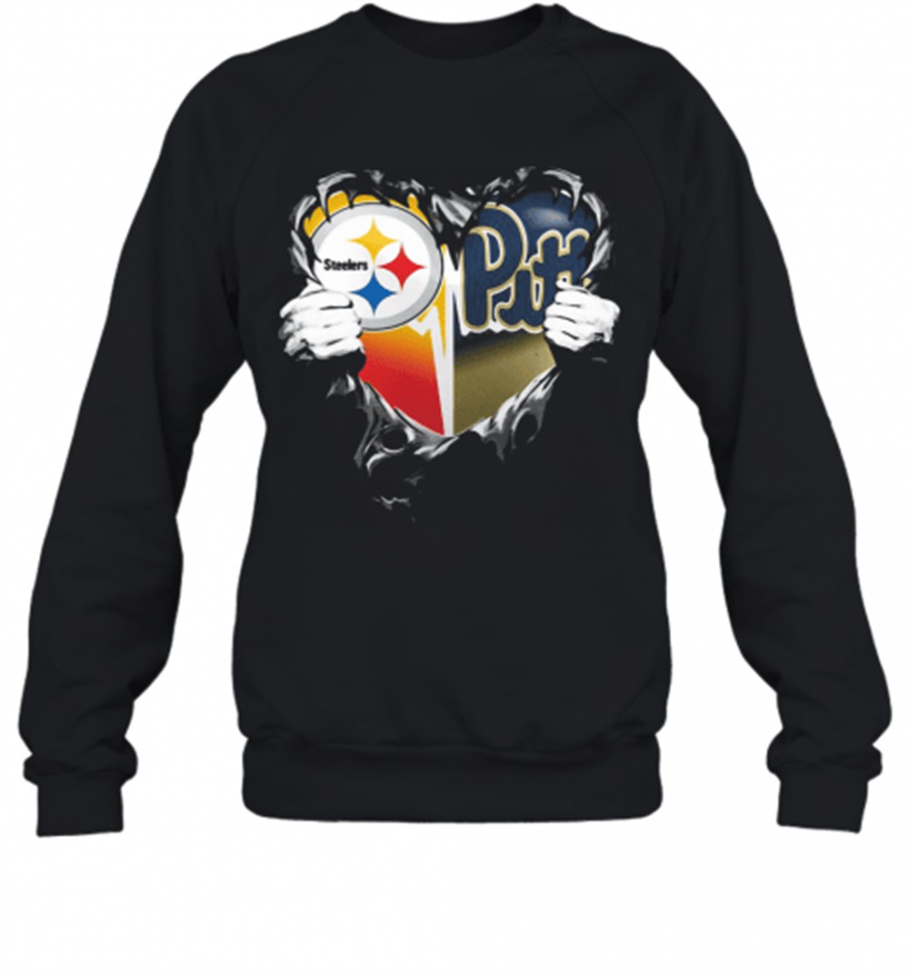 blood-inside-pittsburgh-steelers-vs-pittsburgh-penguins-football-heart-t-shirt-pwq09f8k Blood Inside Pittsburgh Steelers Vs Pittsburgh Penguins Football Heart T-Shirt