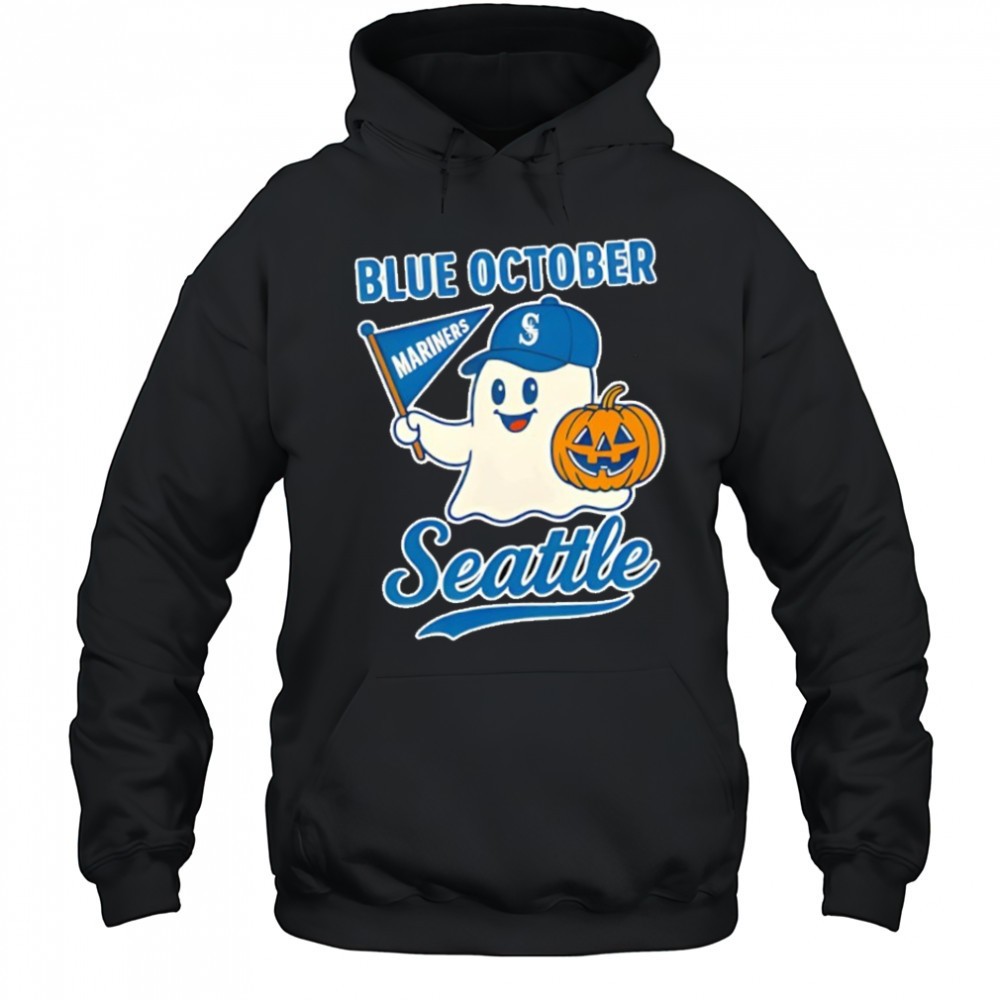 Blue October Seattle Mariners Halloween Ghost shirt