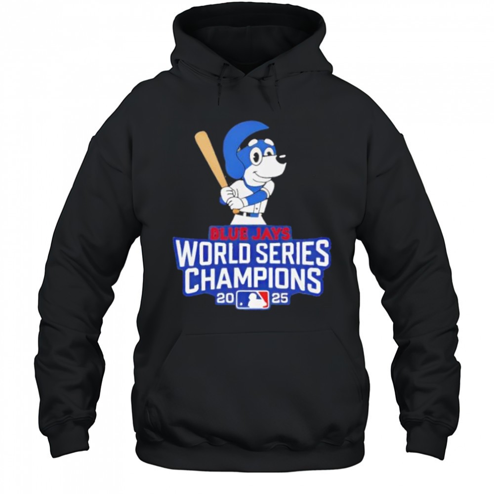 Bluey Blue Jays Champions 2025 Toronto Blue Jays Shirt
