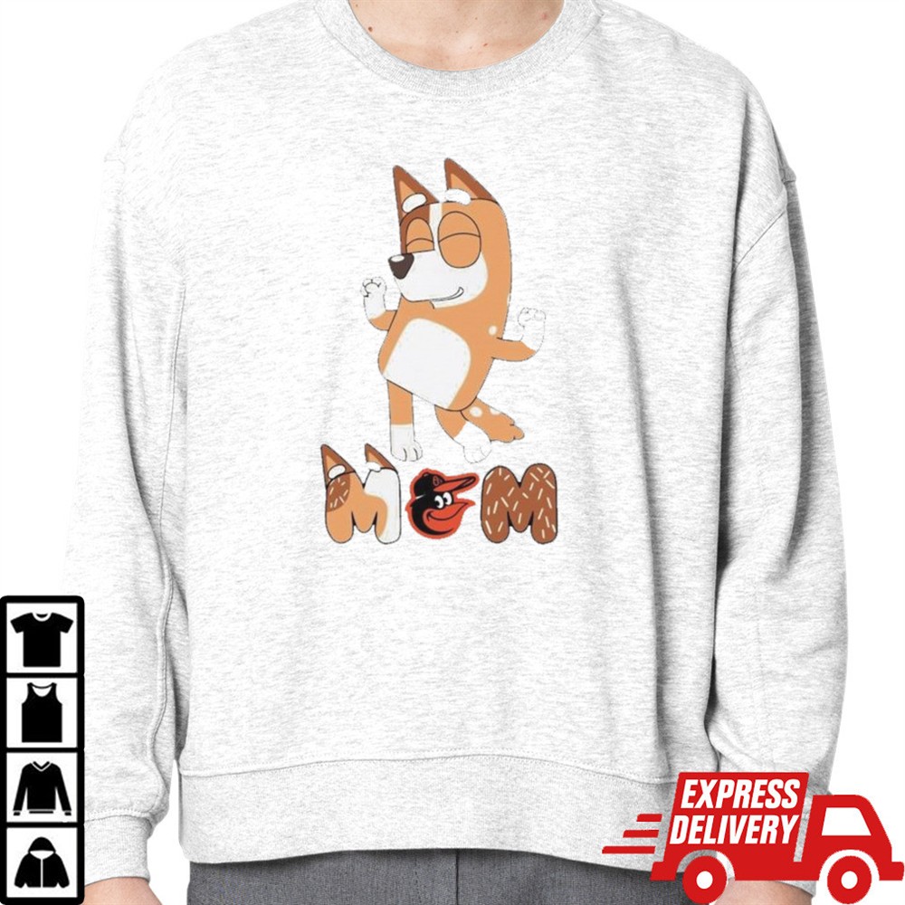 bluey-mom-baltimore-orioles-baseball-dancing-shirt-t24vnv3o Bluey Mom Baltimore Orioles Baseball dancing shirt