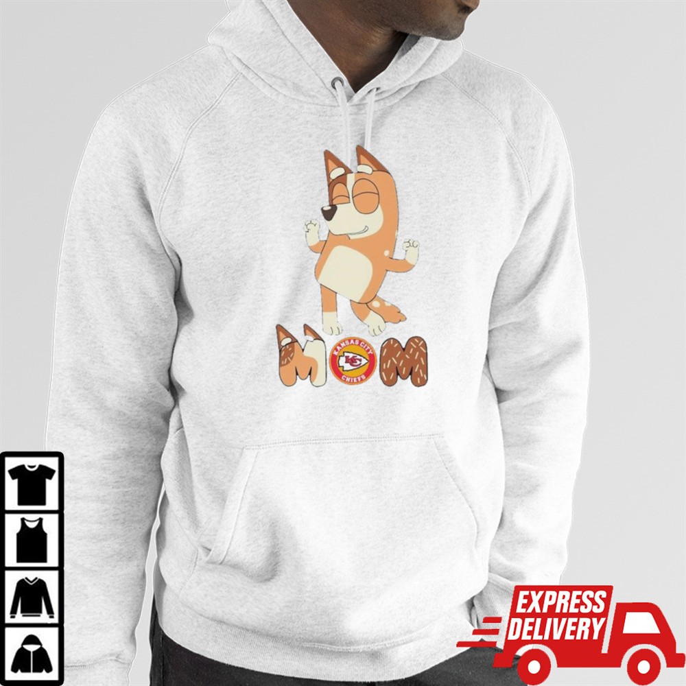 Bluey Mom Chiefs Football dancing shirt