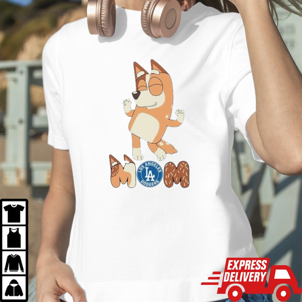 bluey-mom-los-angeles-dodgers-baseball-dancing-shirt-uyly6mga Bluey Mom Los Angeles Dodgers Baseball dancing shirt