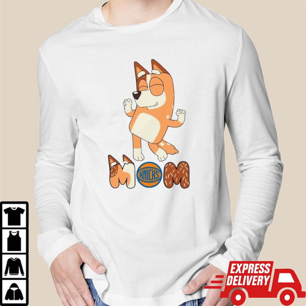 bluey-mom-new-york-knicks-basketball-dancing-shirt-jl365n9p Bluey Mom New York Knicks Basketball dancing shirt