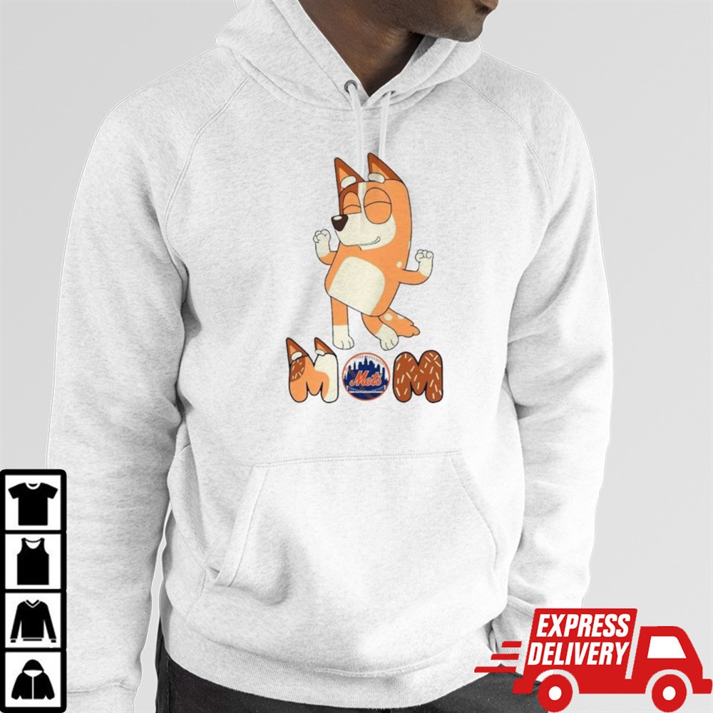 Bluey Mom New York Mets Baseball dancing shirt