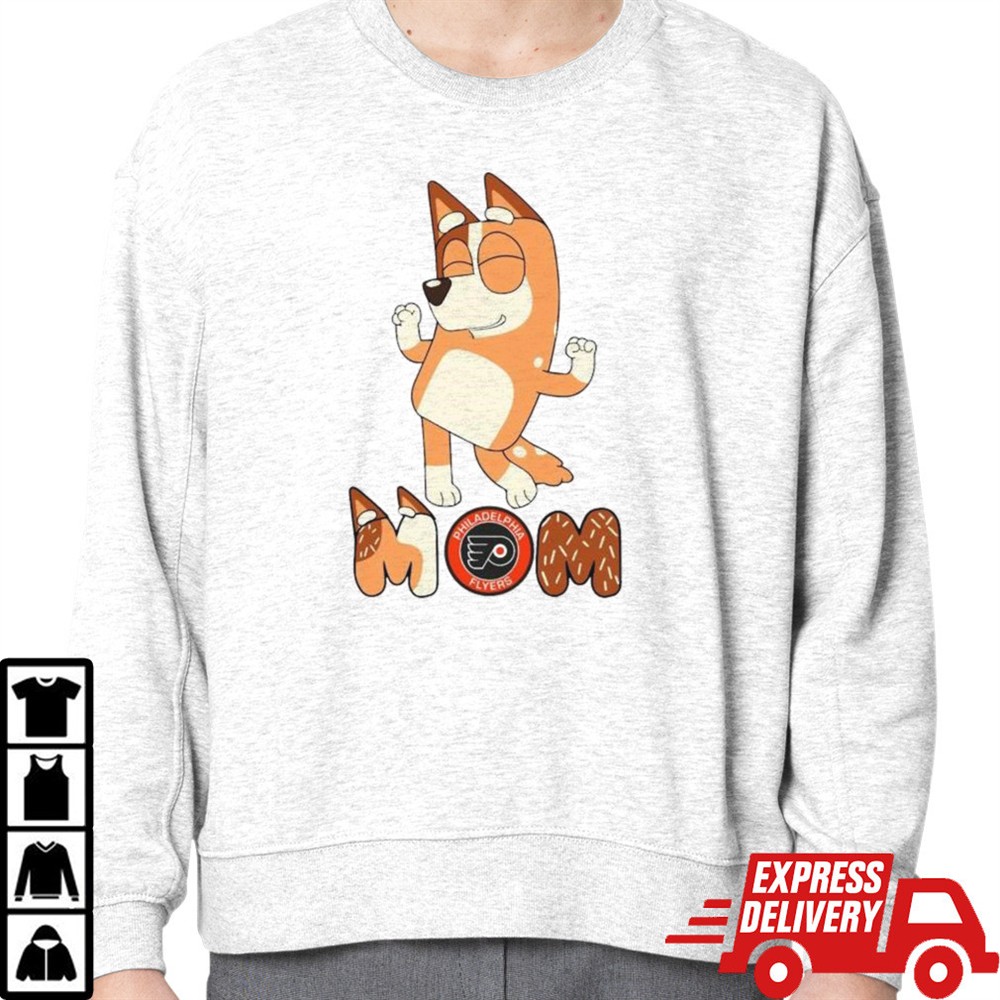 bluey-mom-philadelphia-flyers-hockey-dancing-shirt-784pzy3s Bluey Mom Philadelphia Flyers Hockey dancing shirt