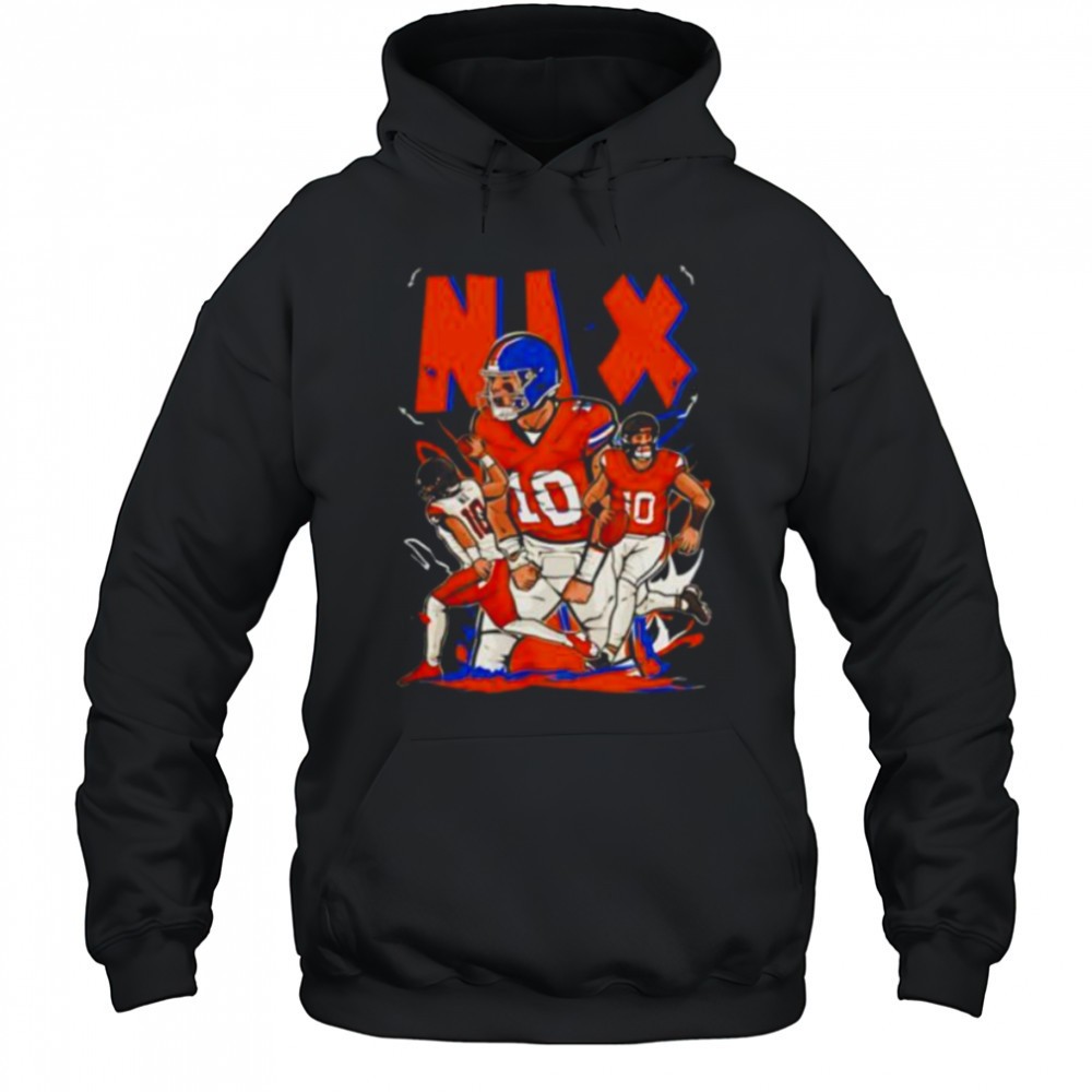 Bo Nix Cartoon Style Denver Football shirt