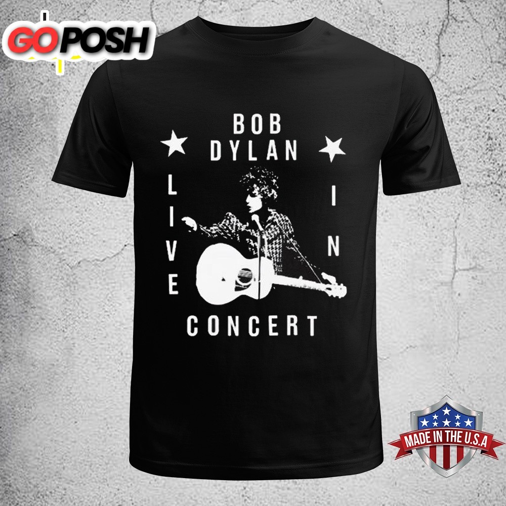 Bob Dylan Live In Concert Art 2025 Unisex T-Shirt