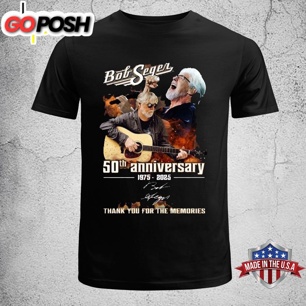 Bob Seger 50th Anniversary 1975-2025 Unisex T-Shirt