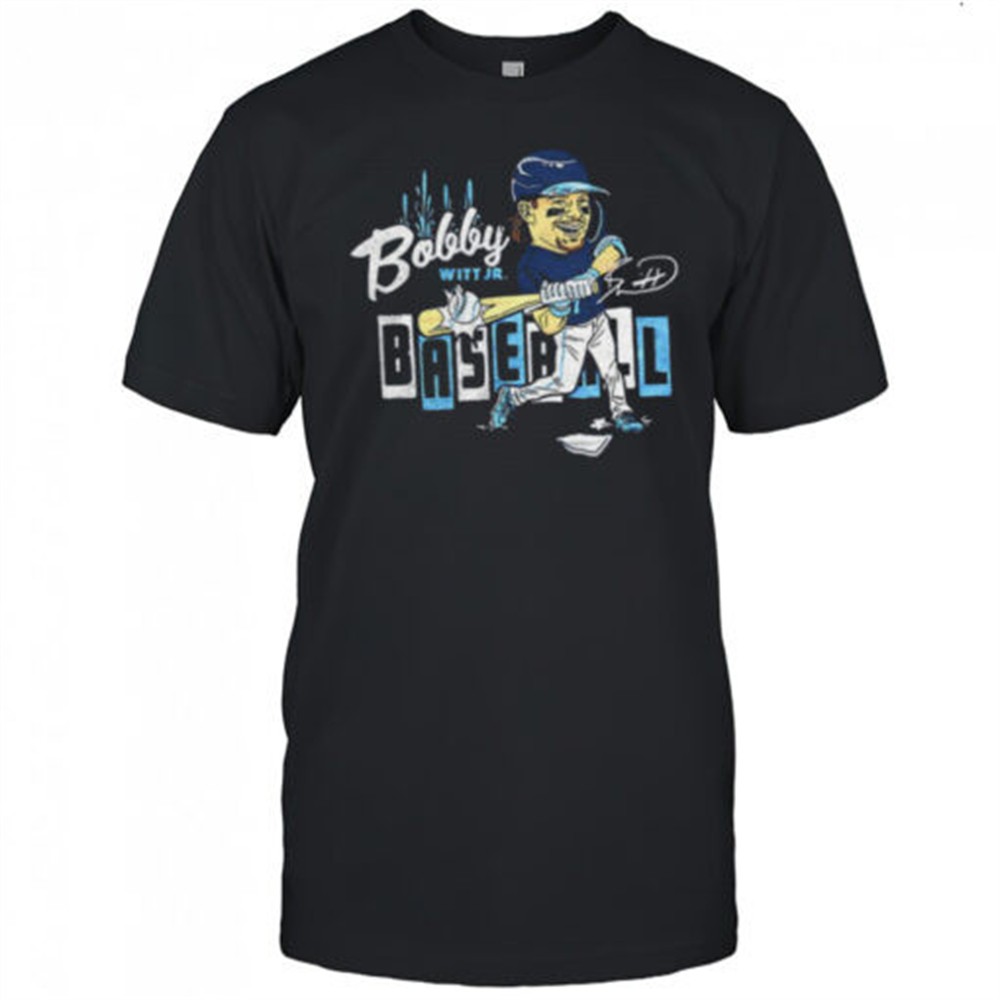 bobby-witt-jr-7-kansas-city-royals-baseball-caricature-shirt-ztgzaq42 Bobby Witt Jr. #7 Kansas City Royals baseball caricature shirt