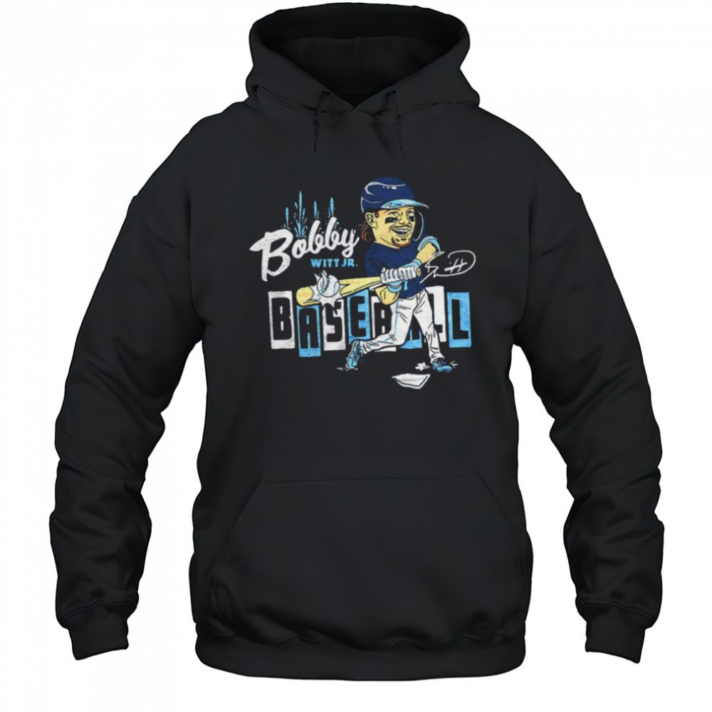 Bobby Witt Jr. #7 Kansas City Royals baseball caricature shirt