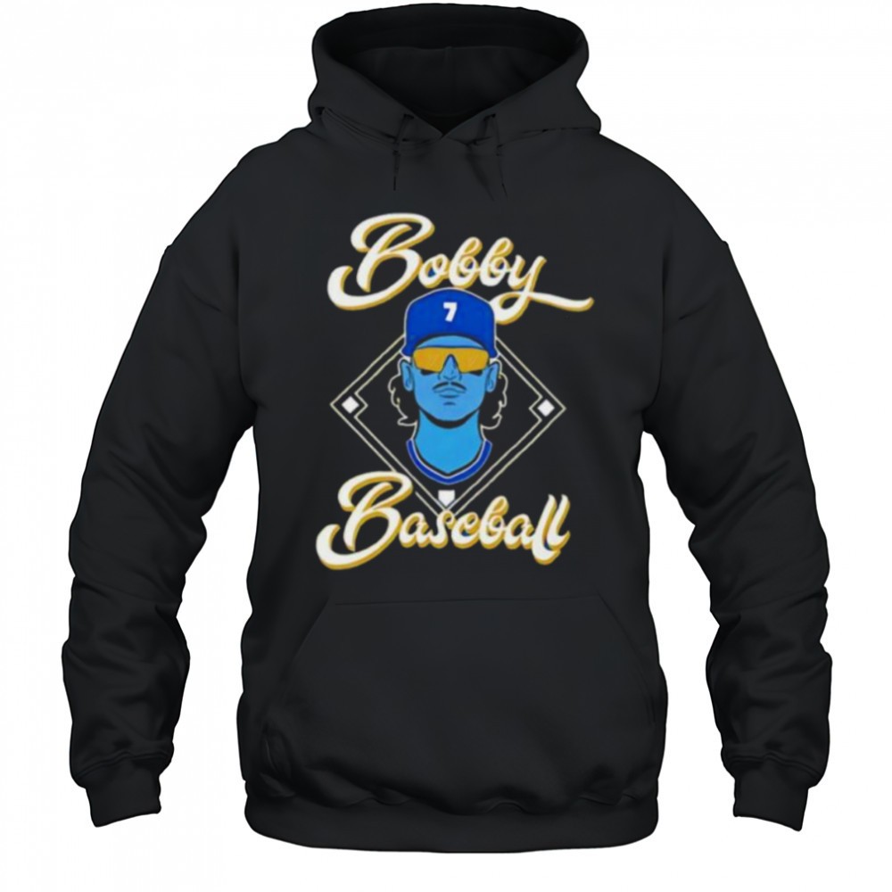 Bobby Witt Jr wearing glass Kansas City Royals Baseball MLB shirt