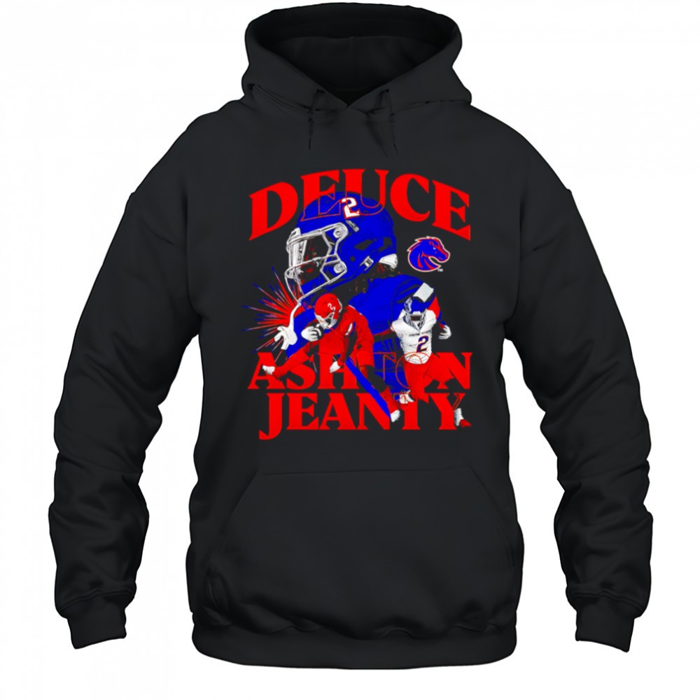 Boise State Broncos Black Ashton Jeanty shirt