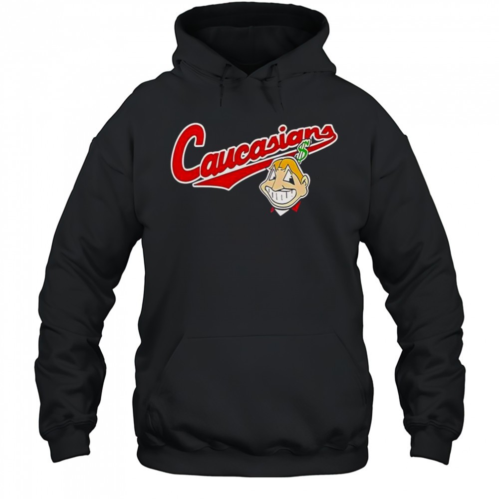 Bomani Jones Caucasians Chief Wahoo Logo T-Shirt