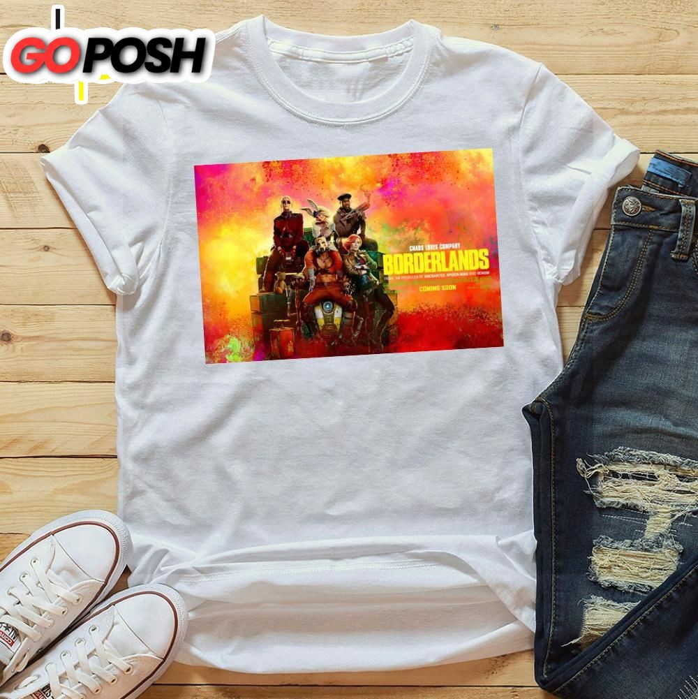 Borderlands Movie Will Shoot Onto Cinema Screens In 2025 T-Shirt