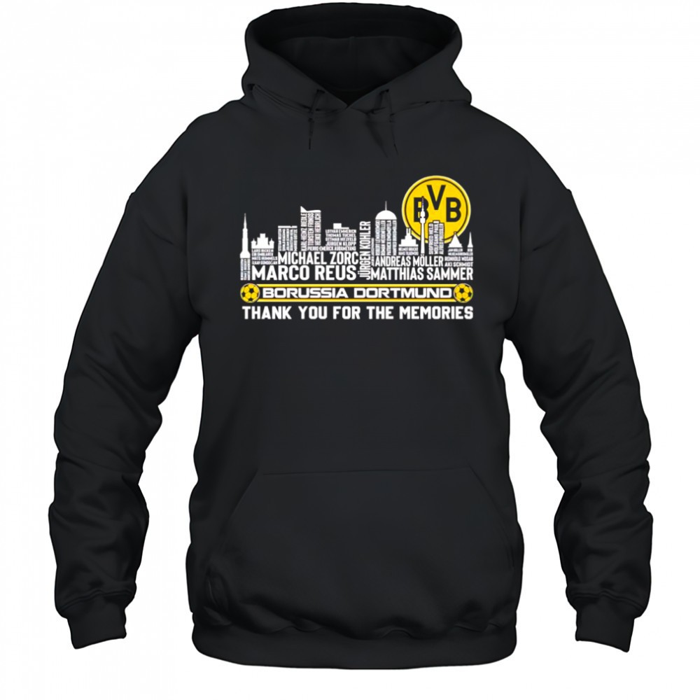 Borussia Dortmund thank you for the memories skyline name shirt