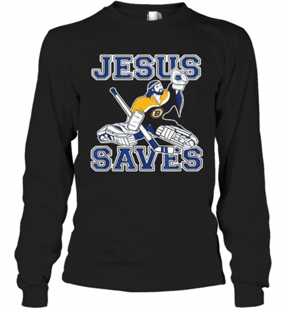 boston-bruins-hockey-jesus-saves-t-shirt-pemn8s04 Boston Bruins Hockey Jesus Saves T-Shirt