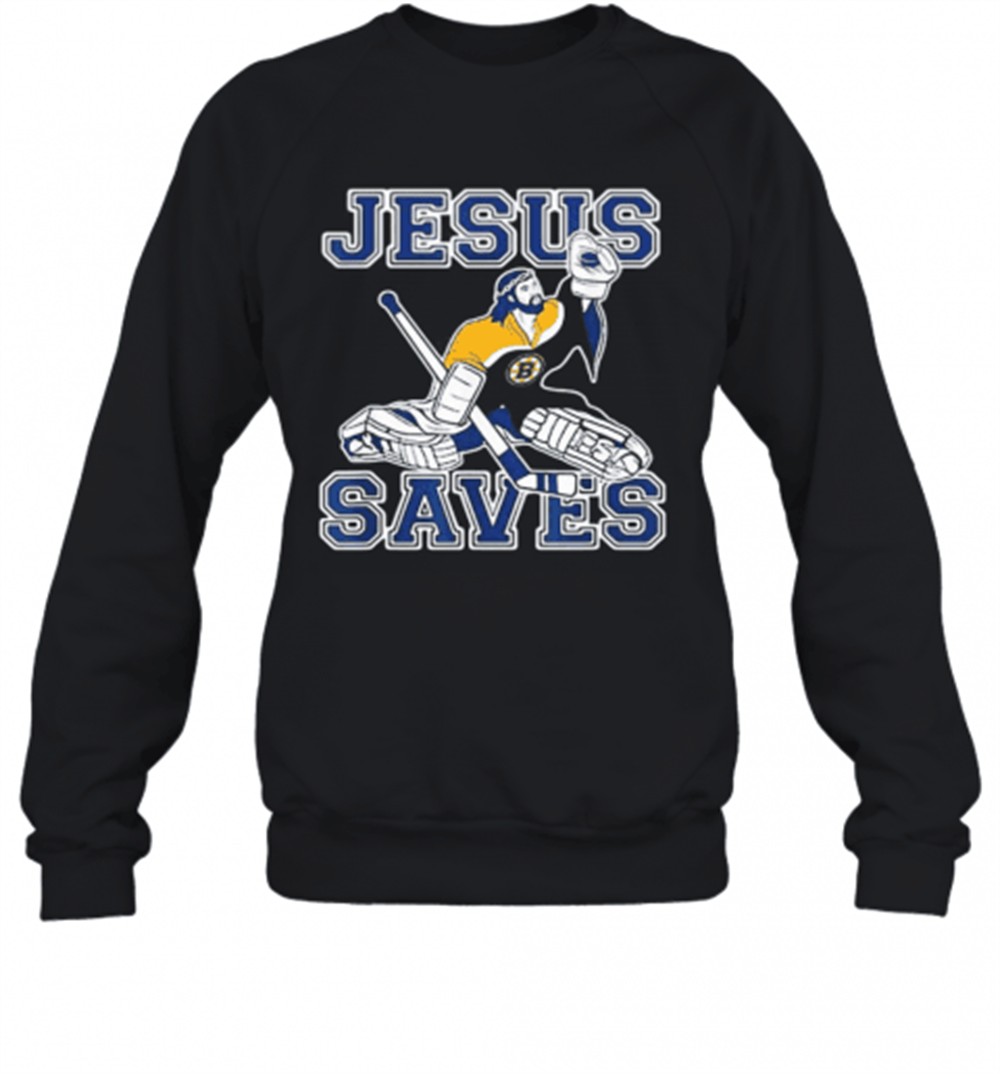 boston-bruins-hockey-jesus-saves-t-shirt-pemn8s04 Boston Bruins Hockey Jesus Saves T-Shirt