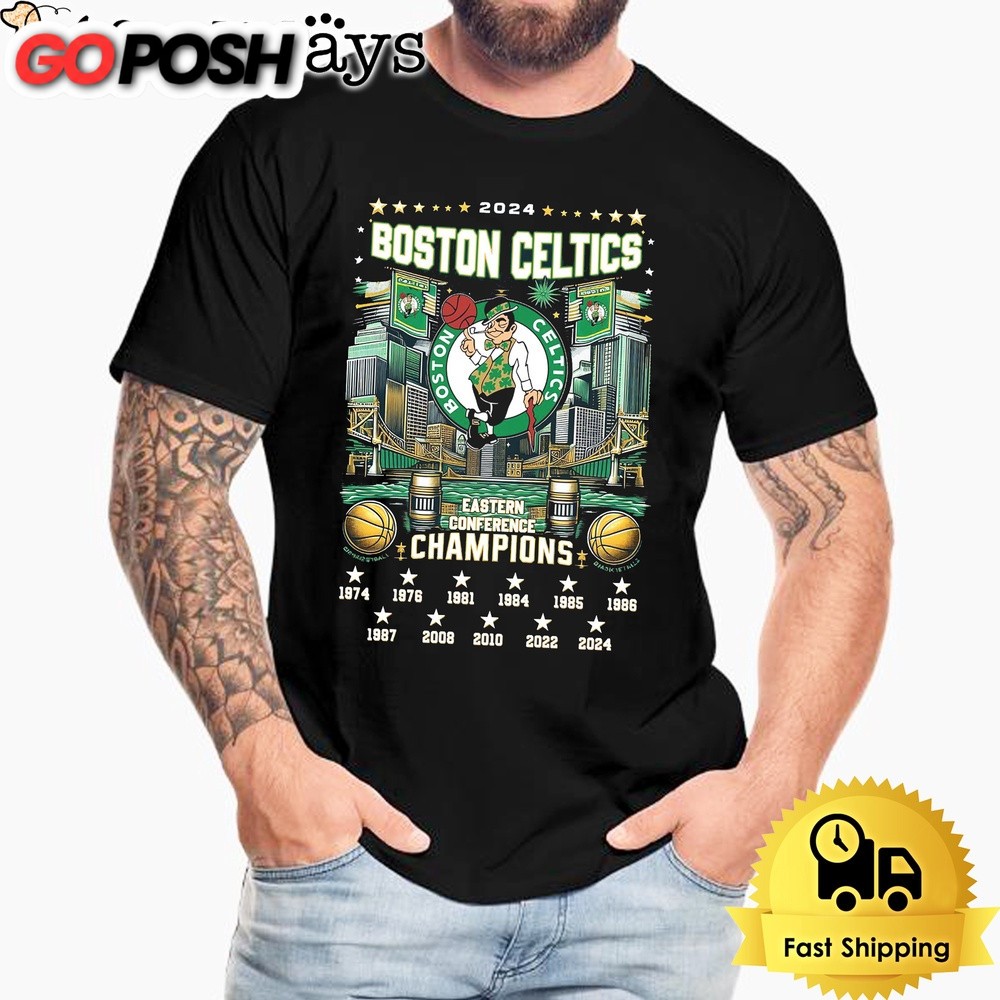 Boston Celtics 2024 18 Time NBA Champions T-Shirt