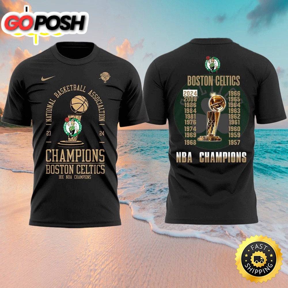 Boston Celtics 2024 NBA Finals Champions Unisex T-Shirt