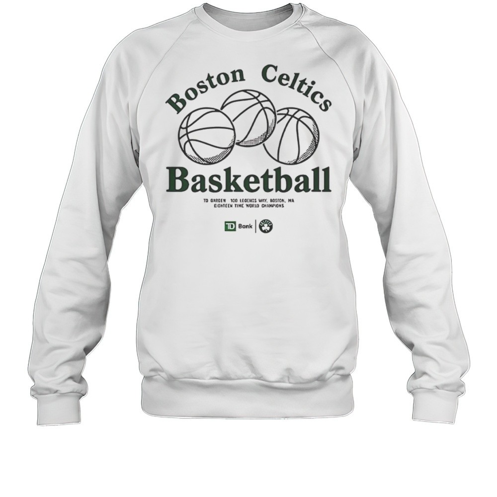 Boston Celtics Basketball Eighteen Time World Champions Shirt