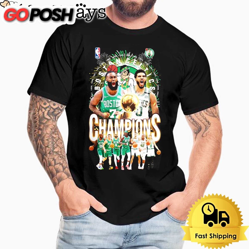 Boston Celtics Champions 2023-2024 NBA Fianls T-Shirt