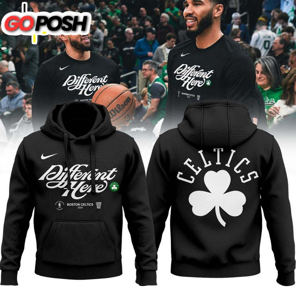Boston Celtics Different Here Hoodie Shirt