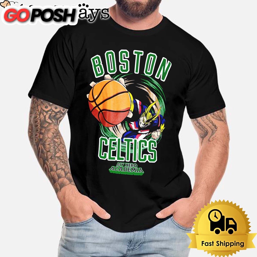 Boston Celtics Hyperfly 2024 NBA Final My Hero Academia T-Shirt