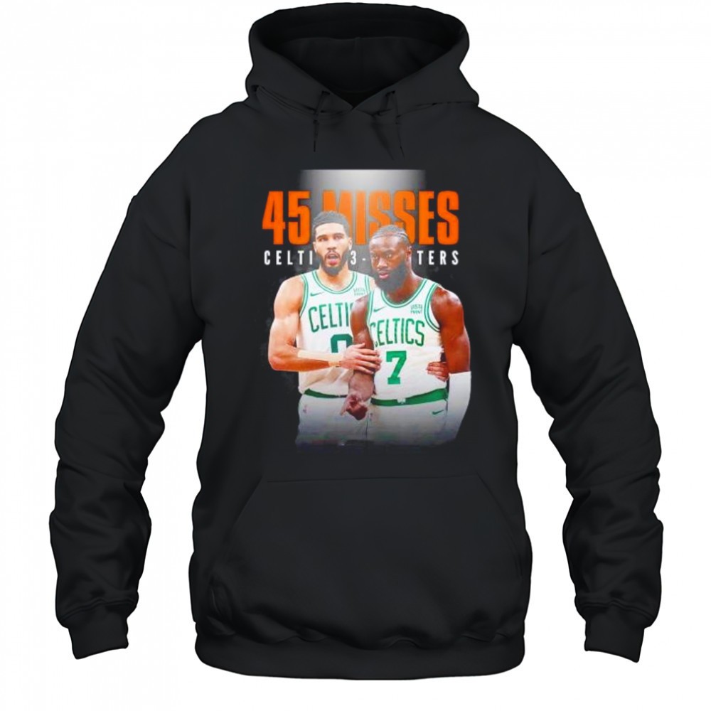 Boston Celtics Jayson Tatum and Jaylen Brown 45 missed 3 pointers shirt
