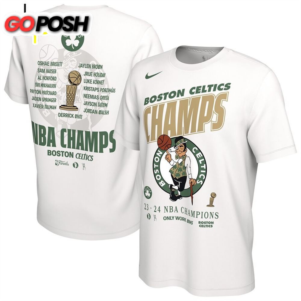 Boston Celtics NBA Champions Roster Shirt