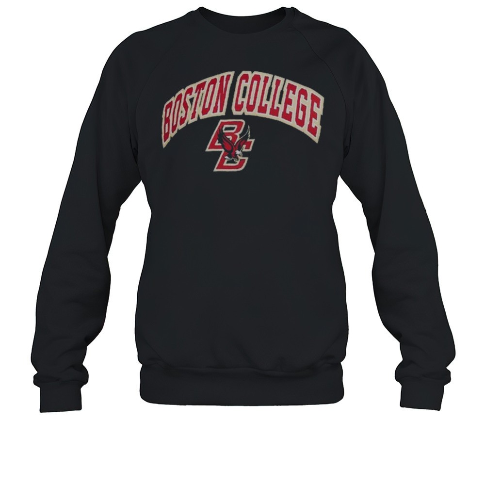 Boston College Eagles Heather Charcoal Basic Long Sleeve T Shirt