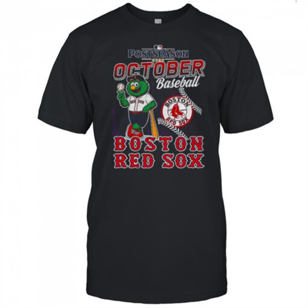 Boston Red Sox 2025 Postseason October Baseball Mascot shirt