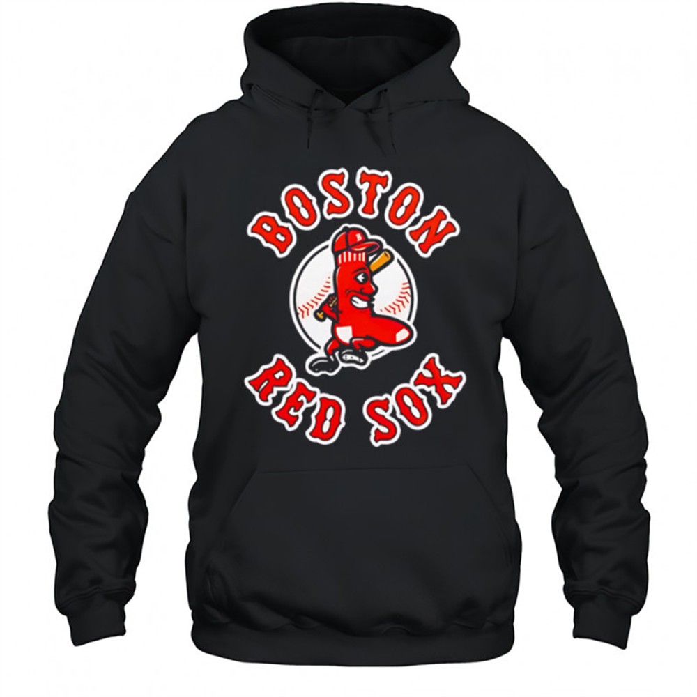 Boston Red Sox Baseball Funny Mascot Sock With Bat shirt