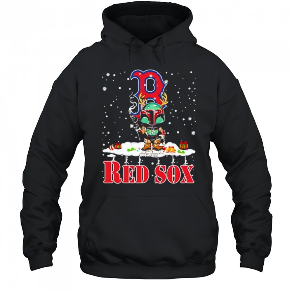 Boston Red Sox Boba Fett Star Wars Christmas shirt