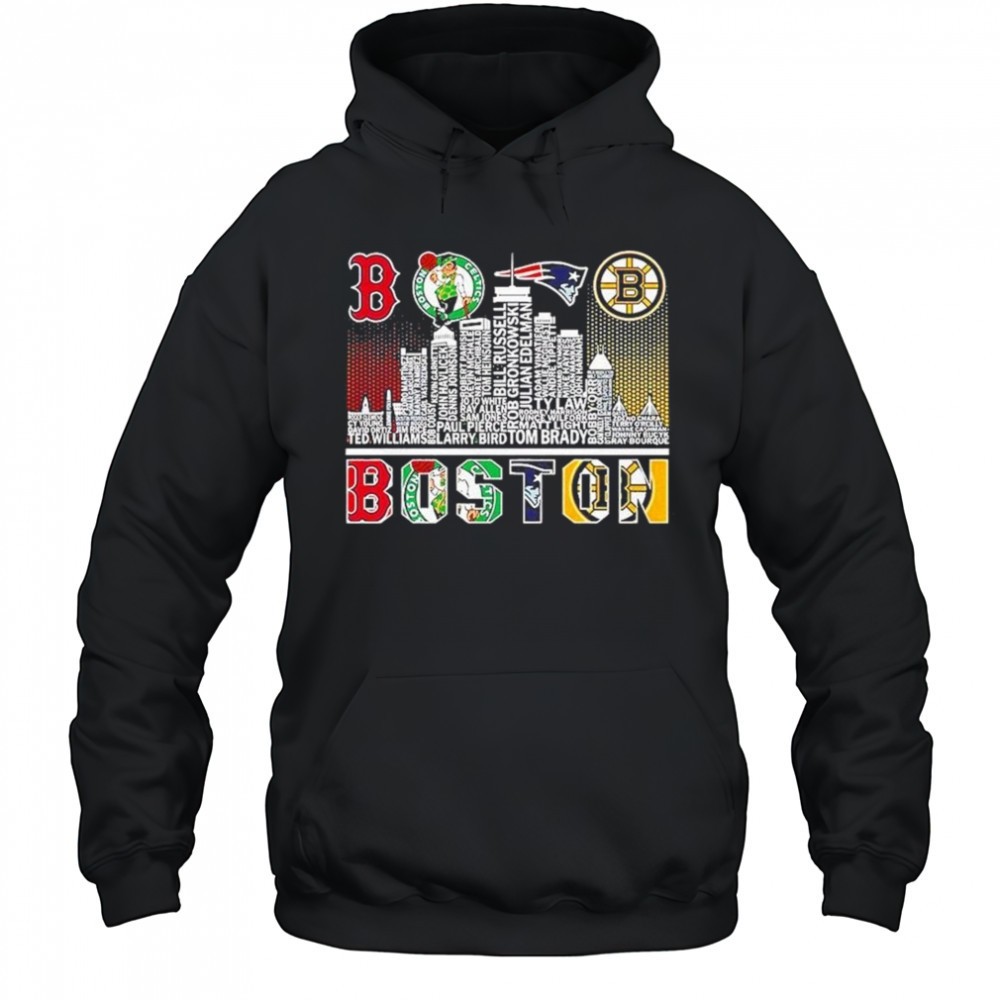 Boston Skyline City Sports Team Logo 2025 Shirt