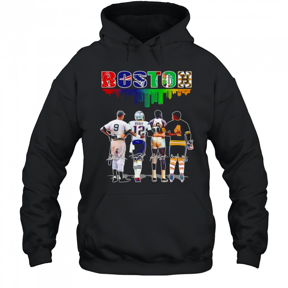 Boston skyline sports player shirt