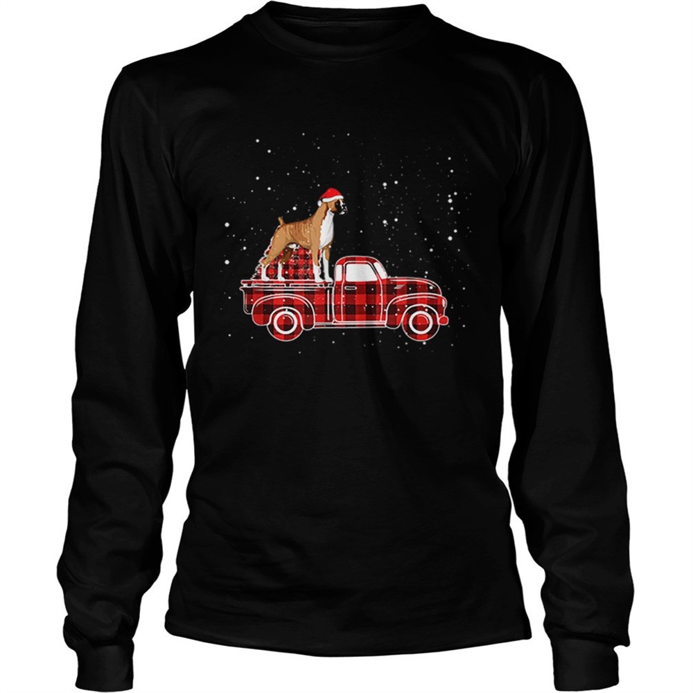 boxer-buffalo-plaid-truck-xmas-boxer-christmas-shirt-uynlnepo Boxer Buffalo Plaid Truck Xmas Boxer Christmas shirt