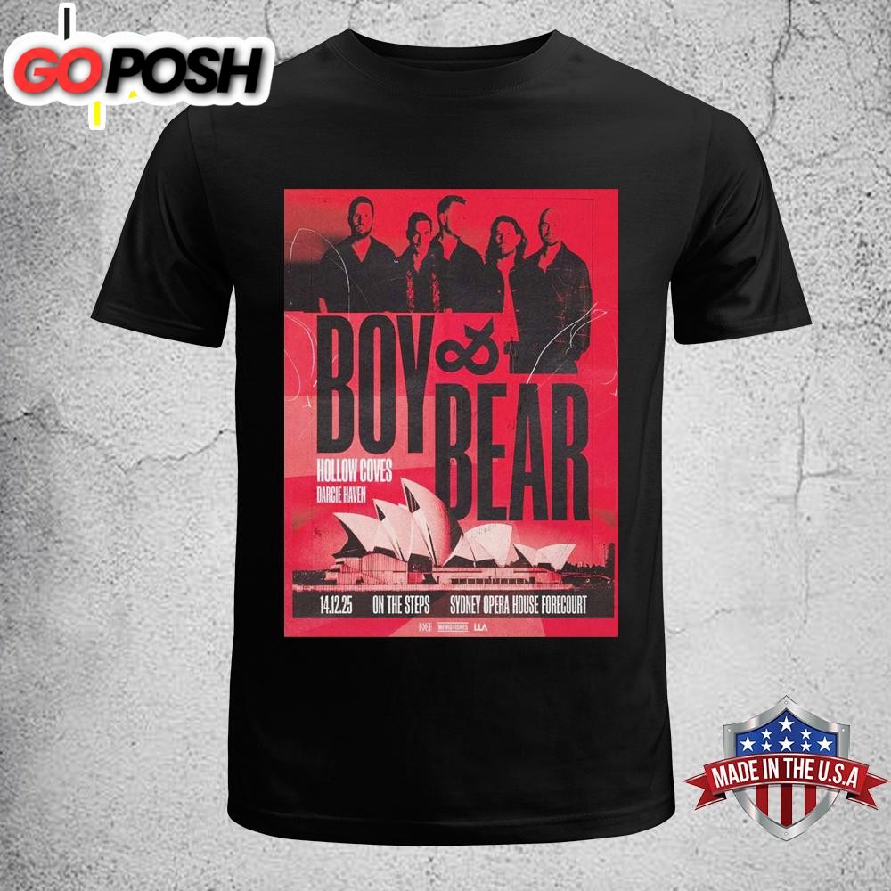 Boy & Bear Sydney Opera House Forecourt Unisex T-Shirt