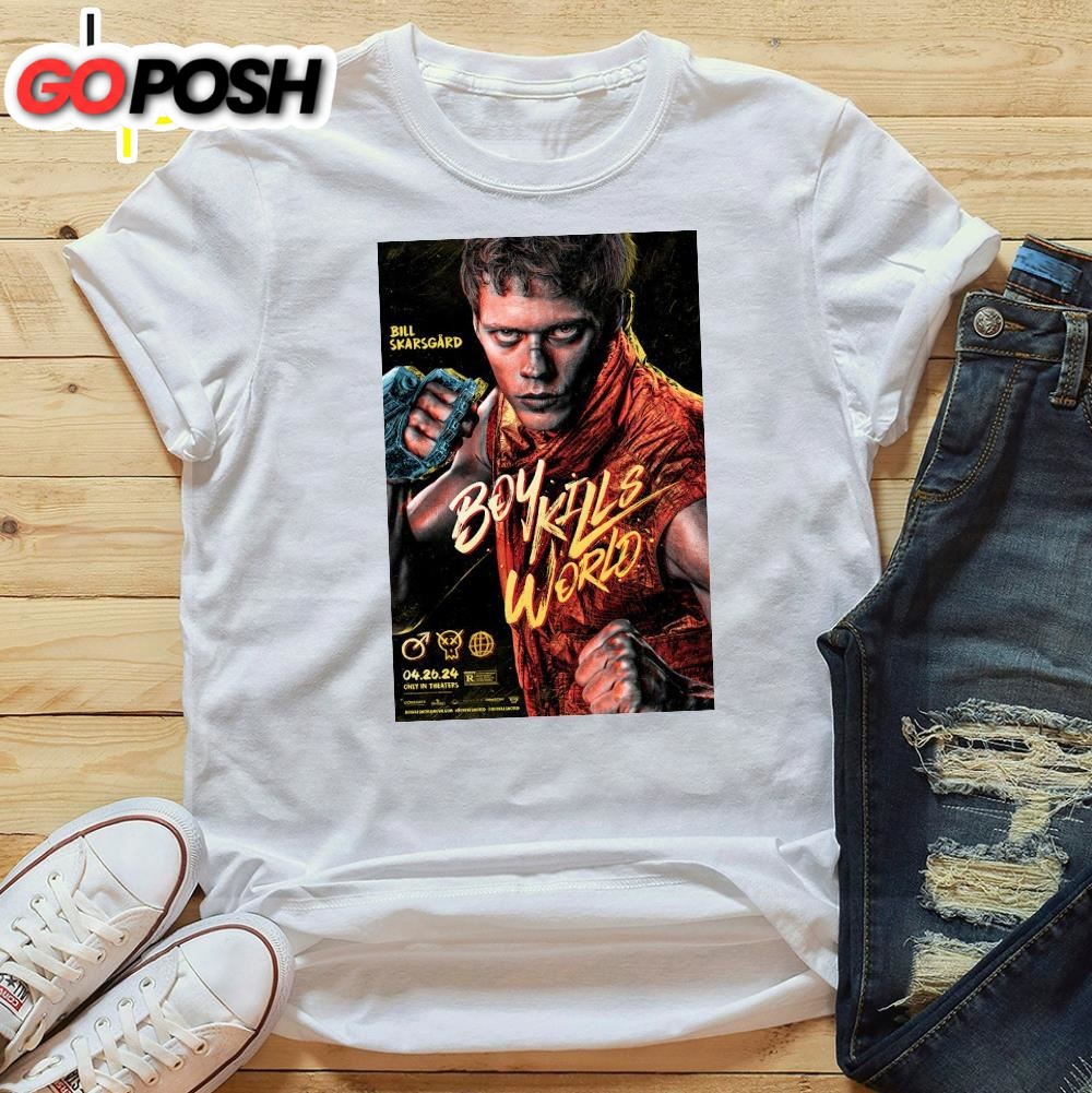 Boy Kills World Movie Poster 2025 T-Shirt