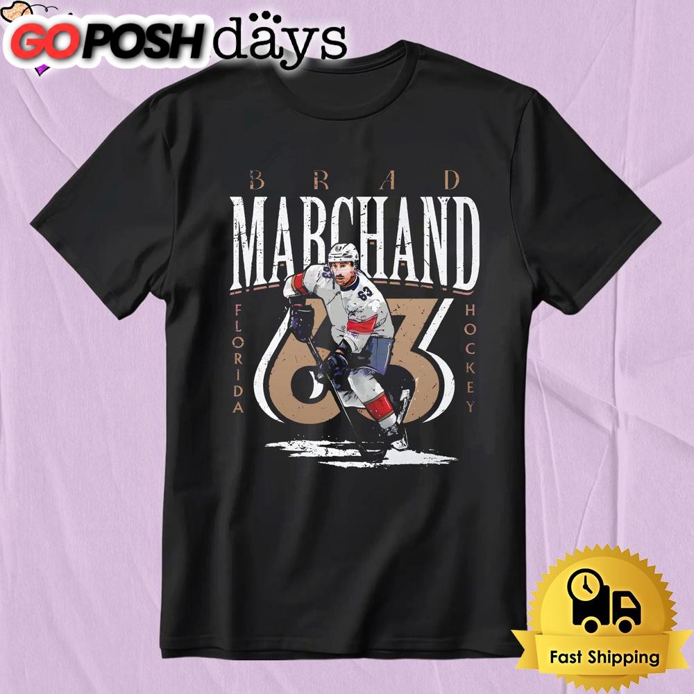 Brad Marchand Florida Panthers Number 63 Hockey T Shirt