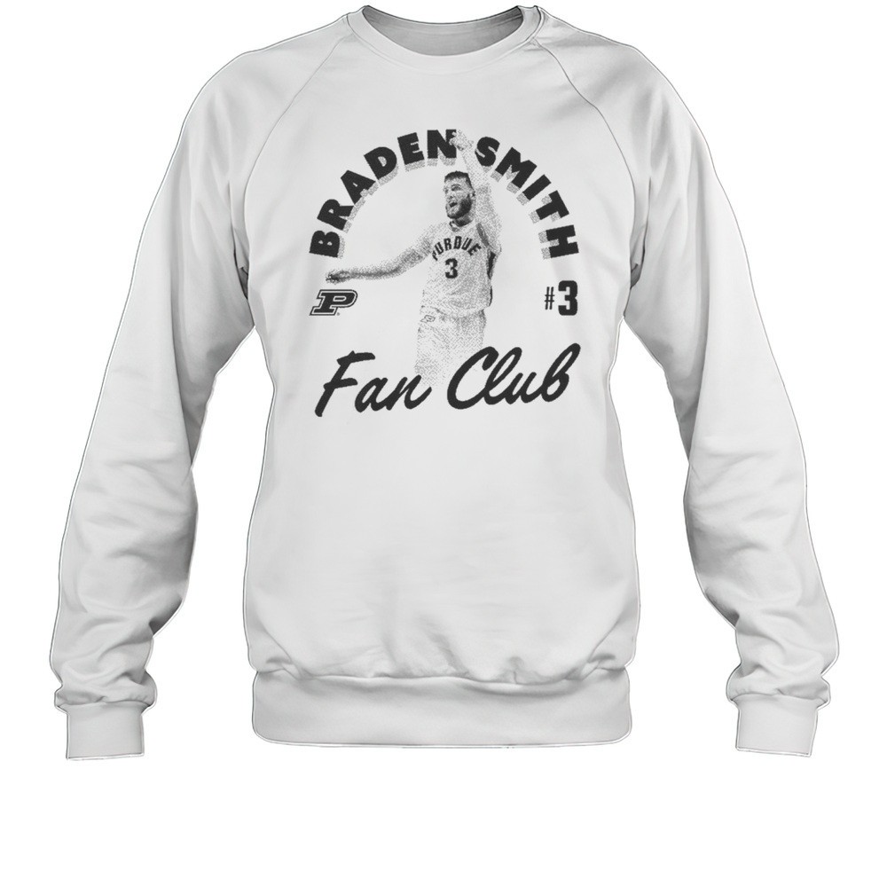 Braden Smith Fan Club Purdue Boilermakers Of The Big Ten Conference 2025 T-shirt