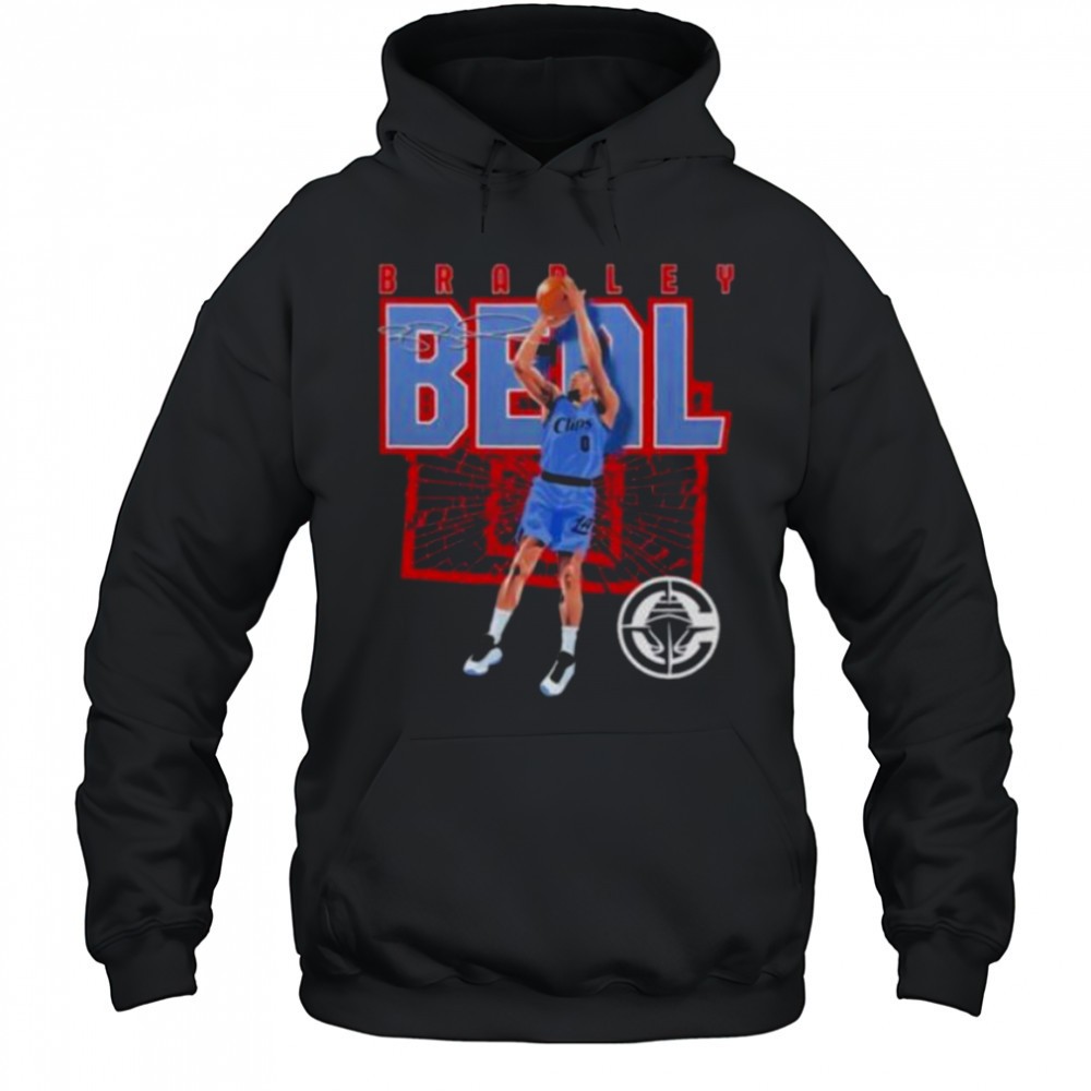 Bradley Beal Los Angeles Clippers shattered autographed shirt