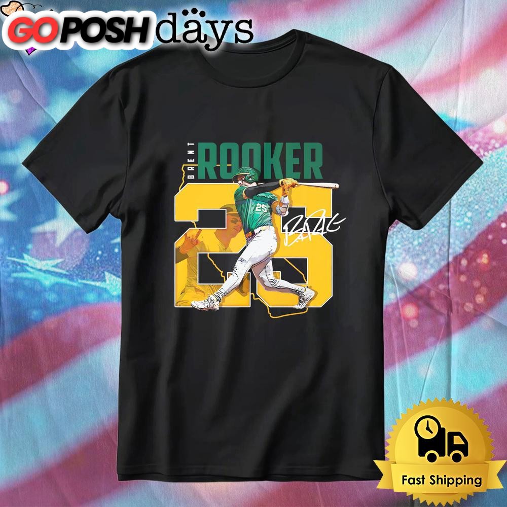 Brent Rooker Sacramento Baseball Player Number T-Shirt