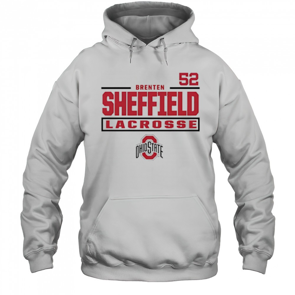 Brenten Sheffield Ohio State Buckeyes Lacrosse 52 shirt