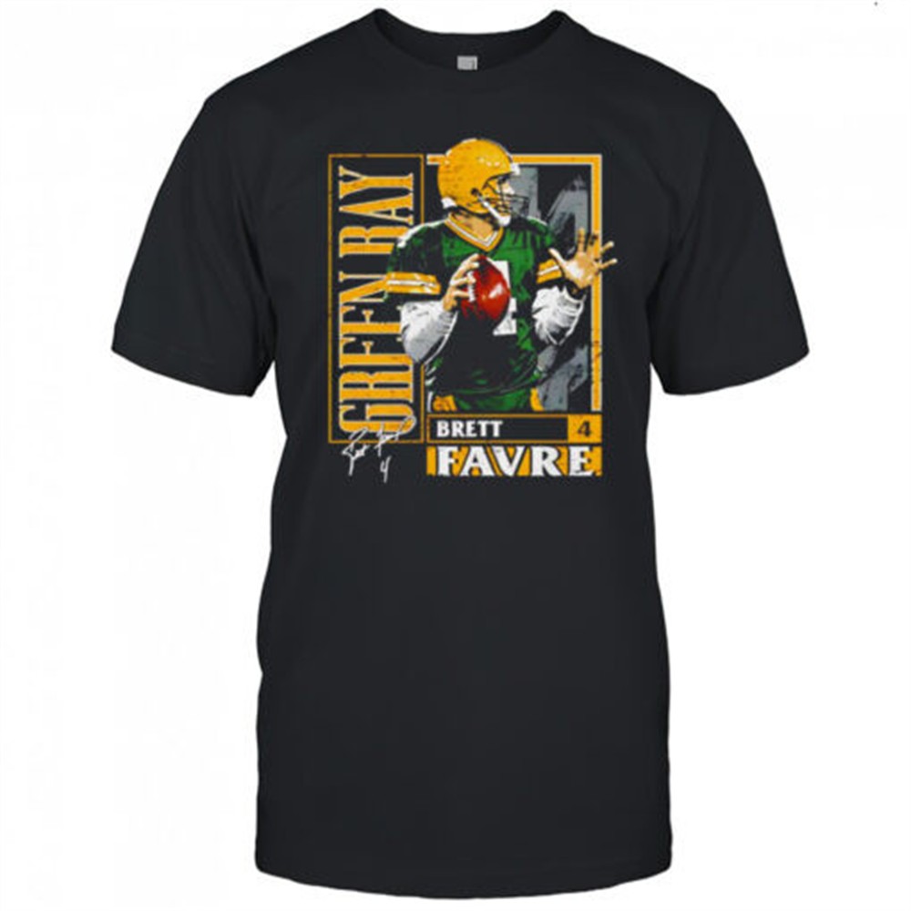 brett-favre-green-bay-card-style-shirt-6r5gqm9i Brett Favre Green Bay card style shirt