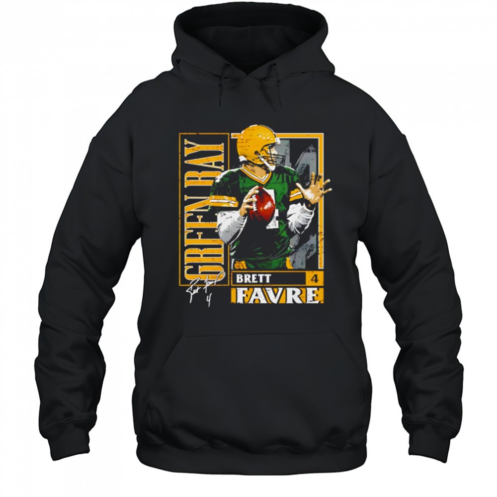 Brett Favre Green Bay card style shirt