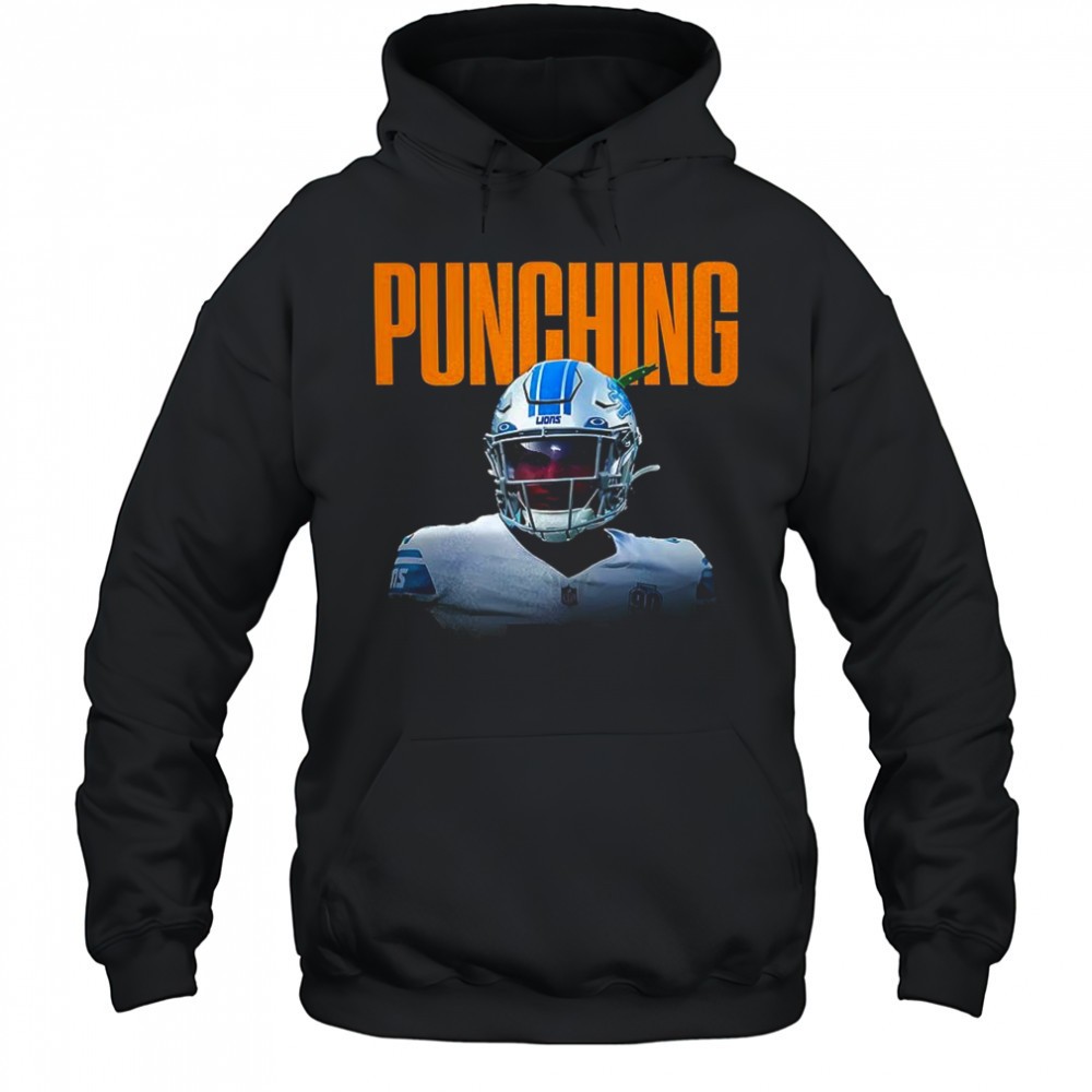 Brian Branch Punching shirt